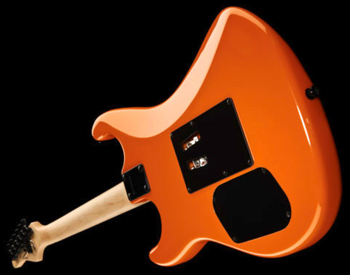 Kramer Pacer Vintage 2h Seymour Duncan  Fr Mn - Orange Burst Tiger - Guitare Électrique Forme Str - Variation 3