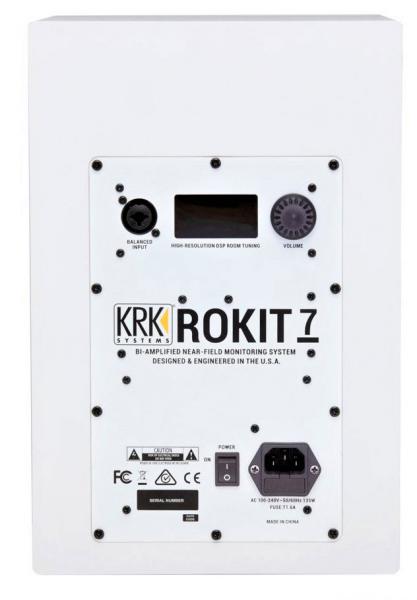 Enceinte monitoring active Krk RP7 G4 White Noise - la pièce