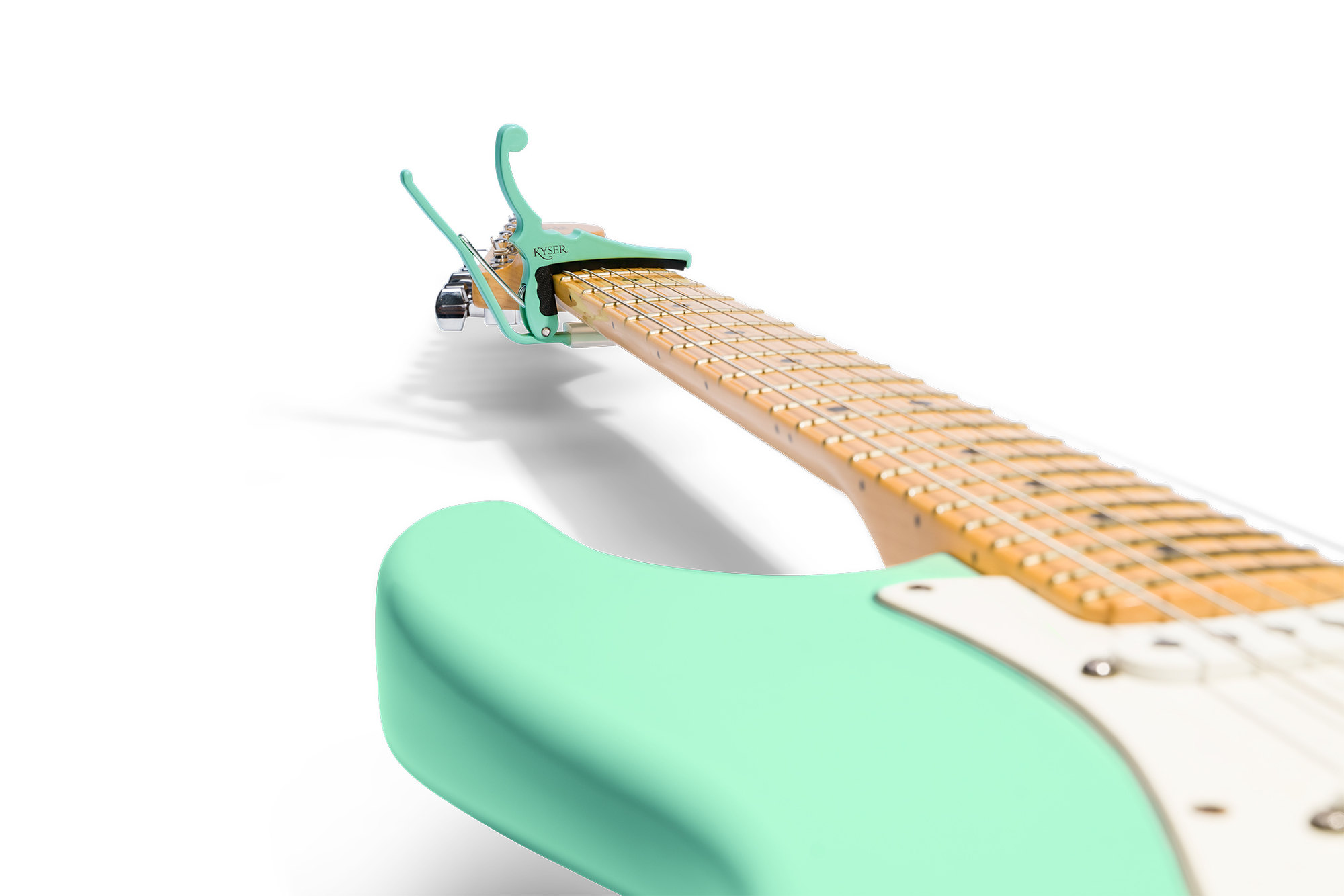 Kyser Capodastre Guitare Électrique Fender X Kyser Quick-change - Capodastre & Fatfinger - Variation 2