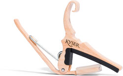 Capodastre guitare acoustique Quick-Change KG6 déco bois - Couleur Erable
