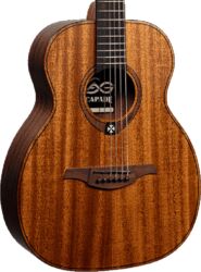 Guitare folk gaucher Lag Escapade Khaya Electro-Acoustique - Naturel