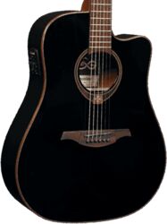 Guitare folk Lag T118DCE Tramontane - Black