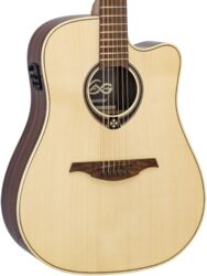Guitare folk Lag T218 DCE - natural