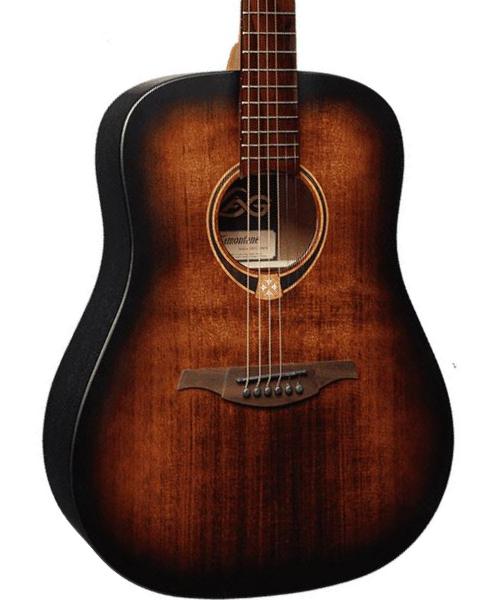 Guitare folk Lag Tramontane T70D - Noir & brun