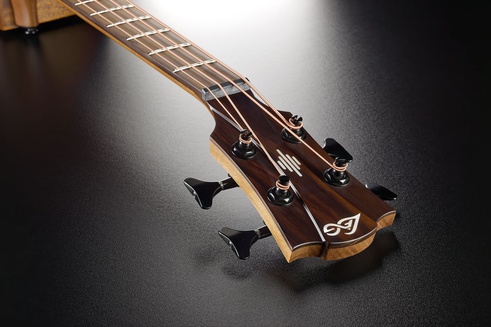 Lag Hv10bce Hyvibe H2 Bass Cw Shsc Cedre Khaya Bra - Natural - Basse Acoustique - Variation 5