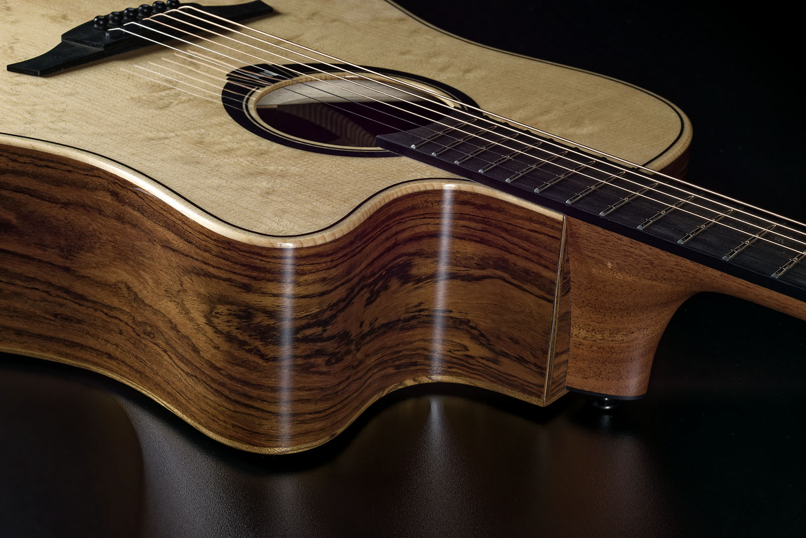 Lag Hv30dce Hyvibe H2 Dreadnought Epicea Bokote Bkbr - Natural - Guitare Folk - Variation 3