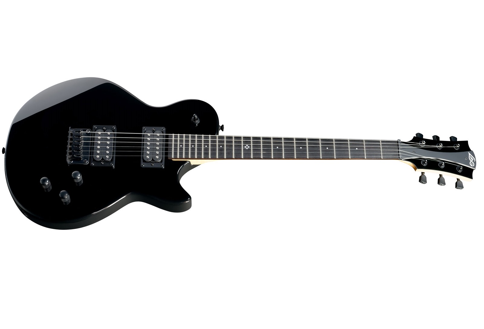 Lag Imperator 60 Hh Ht Rw - Black - Guitare Électrique Single Cut - Variation 1