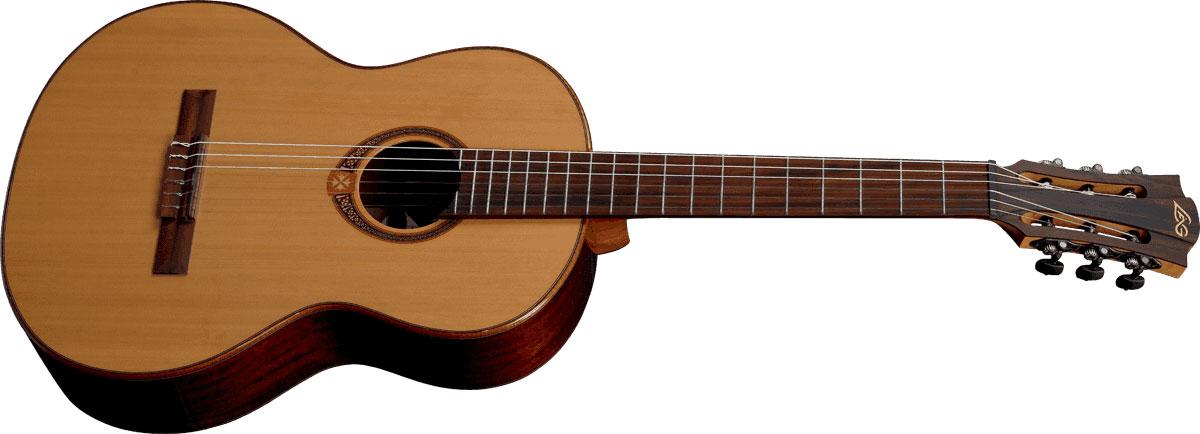 Lag Occitania Oc118 4/4 Cedre Khaya Rw - Naturel Brillant - Guitare Classique Format 4/4 - Variation 1