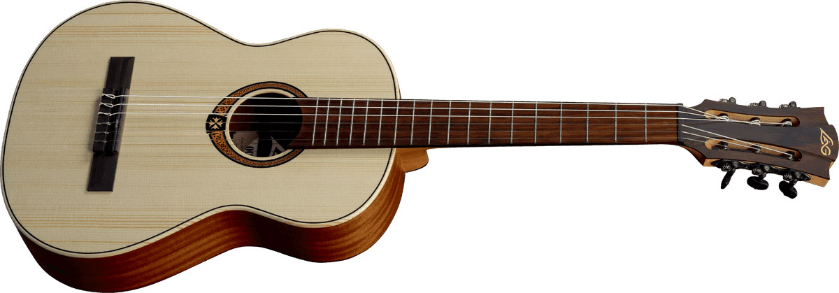 Lag Occitania Oc70 3/4 Epicea Sapelli Bro - Naturel - Guitare Classique Format 3/4 - Variation 1