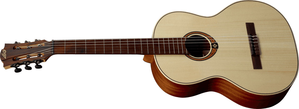 Lag Occitania Ocl70 4/4 Lh Gaucher Epicea Sapelli Bro - Natural Satin - Guitare Classique Format 4/4 - Variation 1