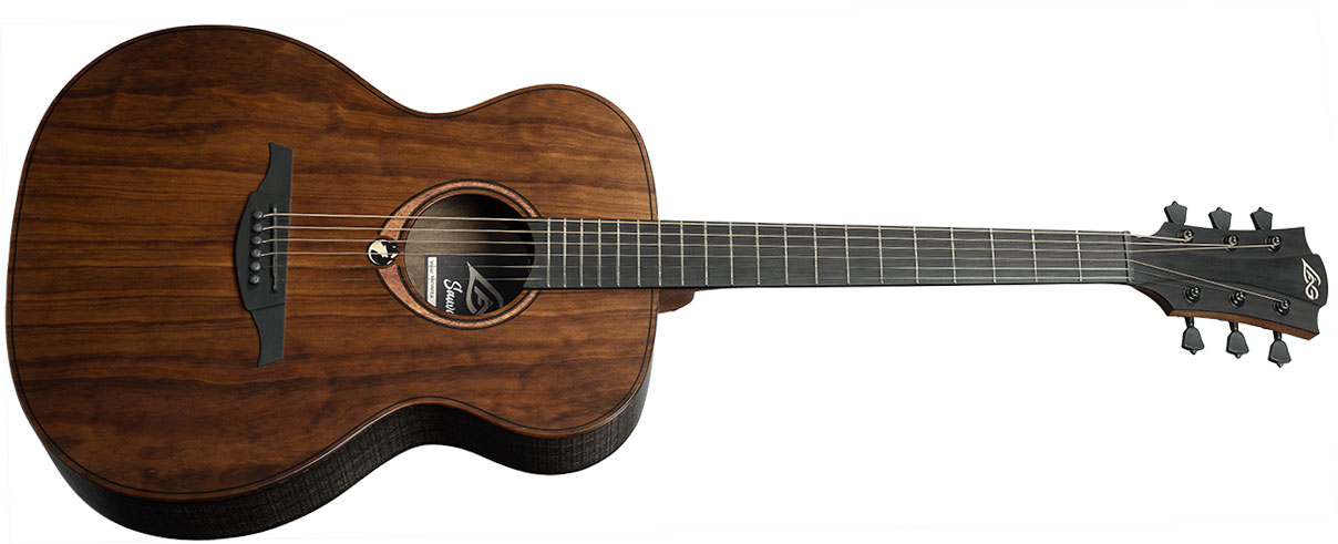 Lag Sauvage A Auditorium Pale Brankowood Tramontane Eucalyptus Brb - Naturel - Guitare Electro Acoustique - Variation 1