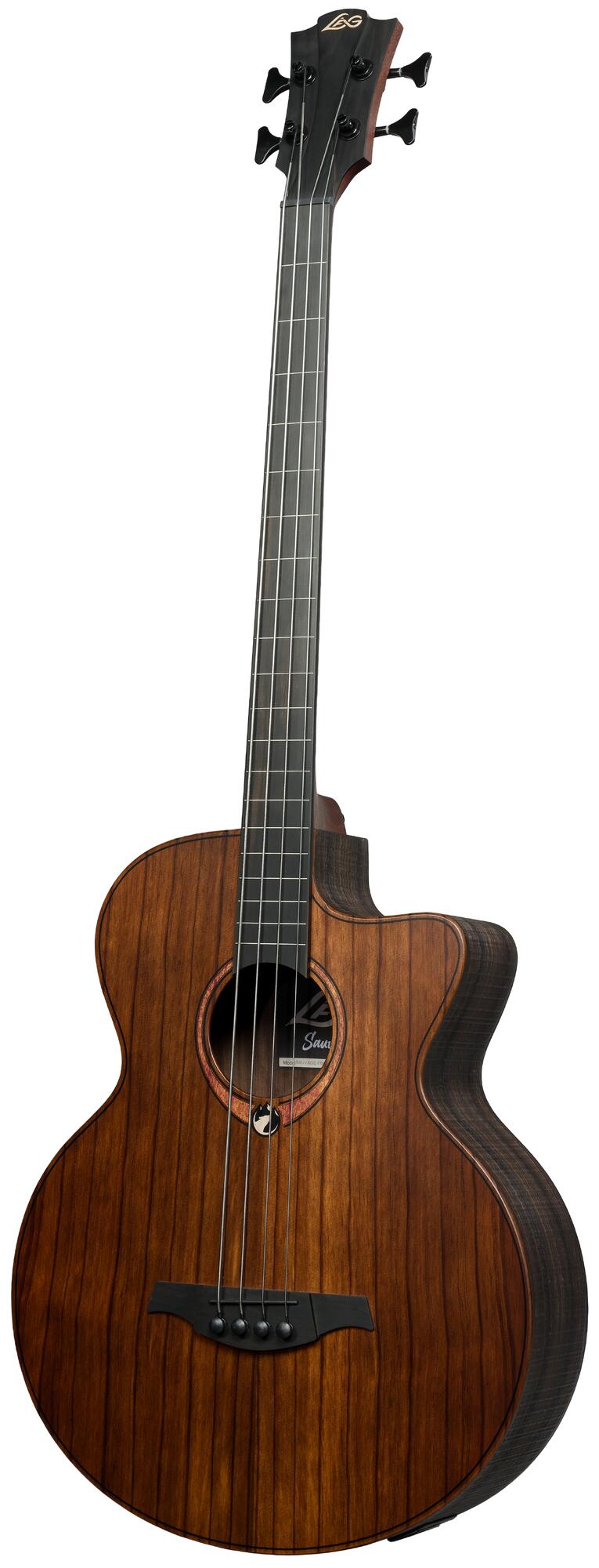 Lag Sauvage Basse Fretless Electro Br - Natural - Basse Acoustique - Variation 1