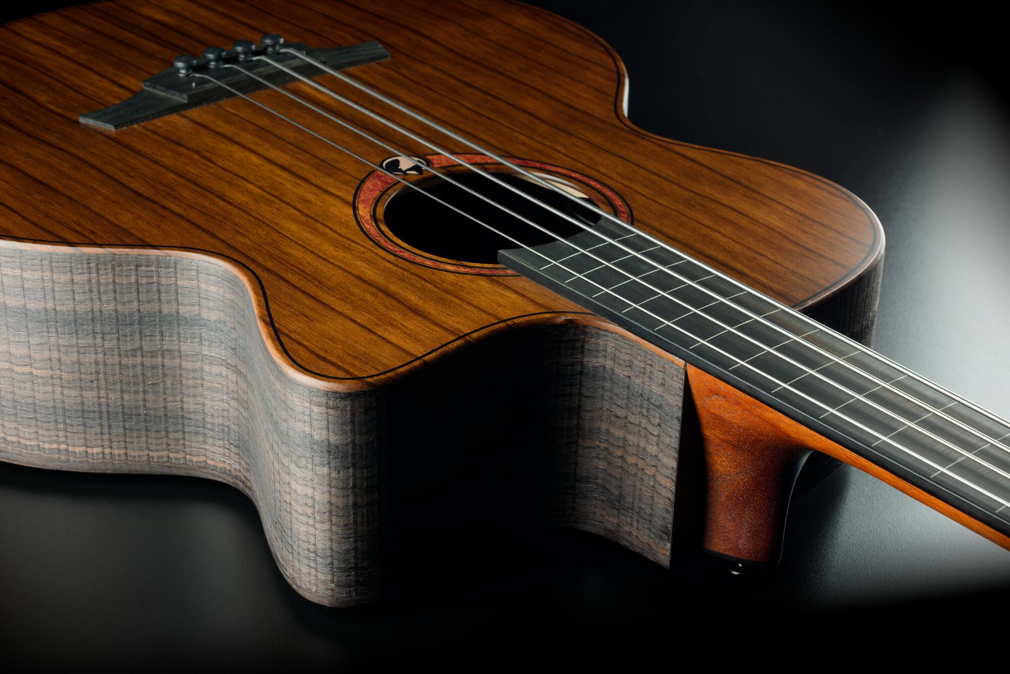 Lag Sauvage Basse Fretless Electro Br - Natural - Basse Acoustique - Variation 3