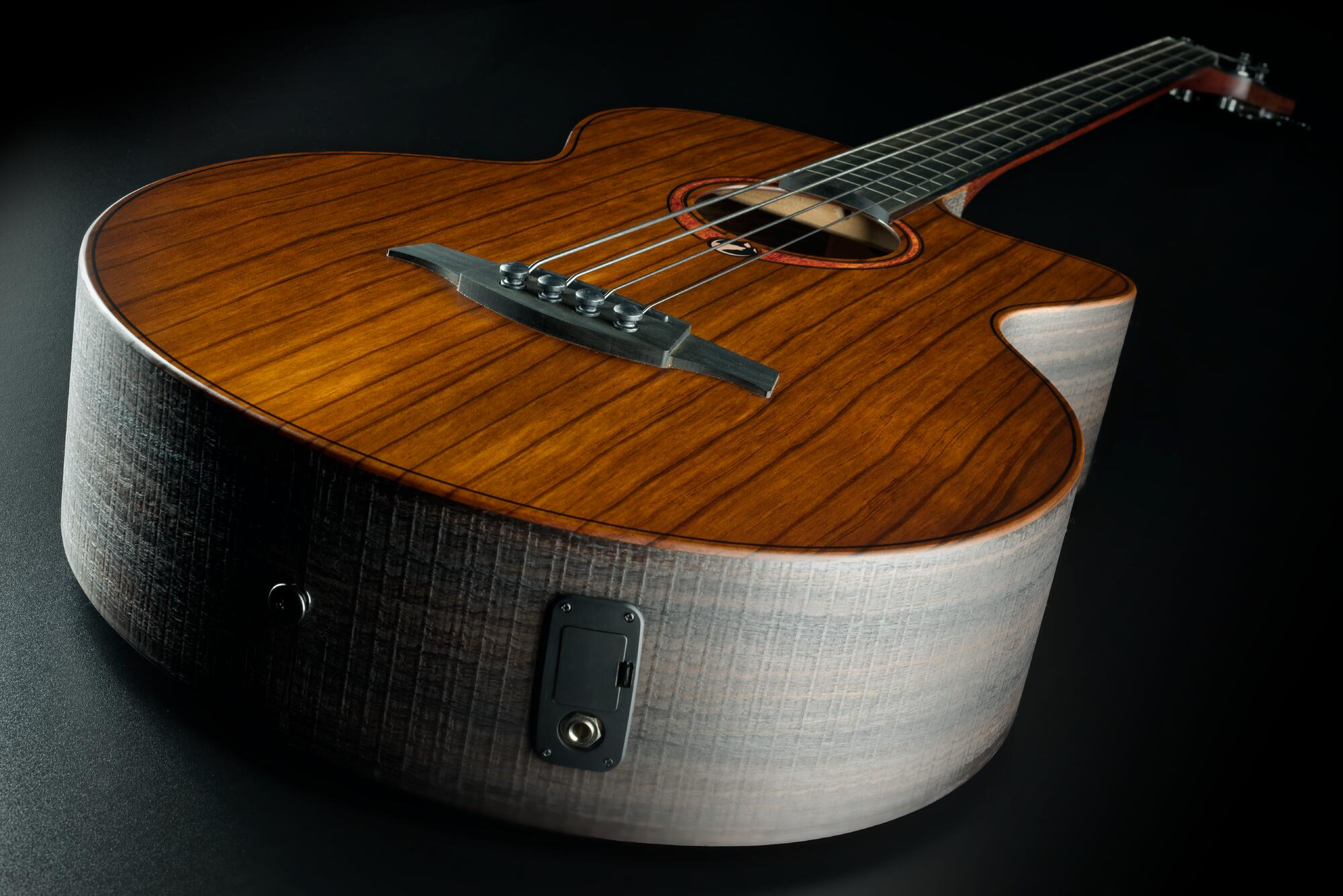 Lag Sauvage Basse Fretless Electro Br - Natural - Basse Acoustique - Variation 4