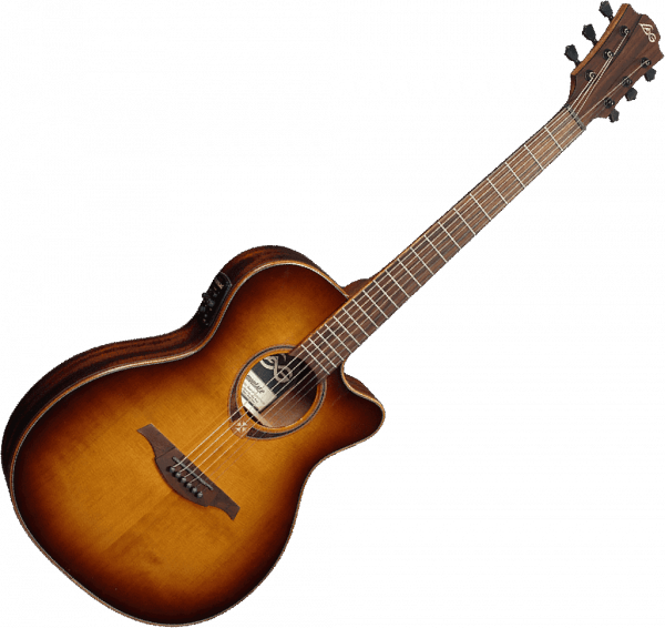 Lag T118ASCE Tramontane - brown shadow Folk guitar