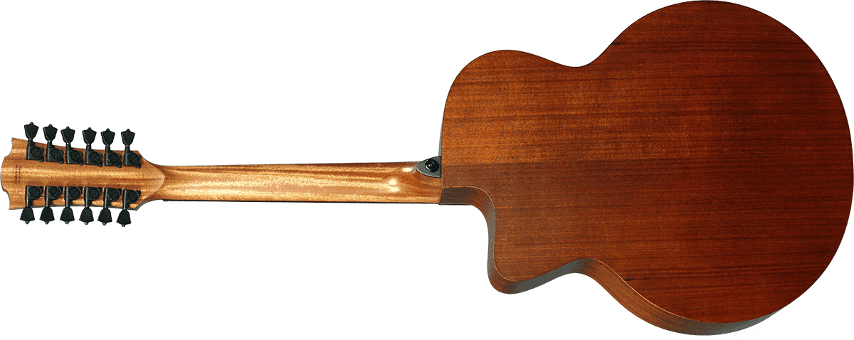Lag T177j12ce Tramontane Jumbo Cw 12-cordes Epicea Khaya Bro - Naturel - Guitare Folk - Variation 1