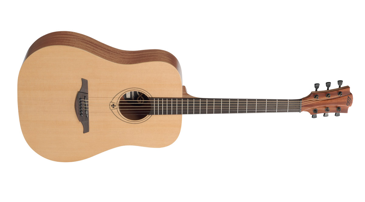 Lag T44d-pack Tramontane Dreadnought Epicea Acajou - Naturel Satin - Pack Guitare Acoustique - Variation 1