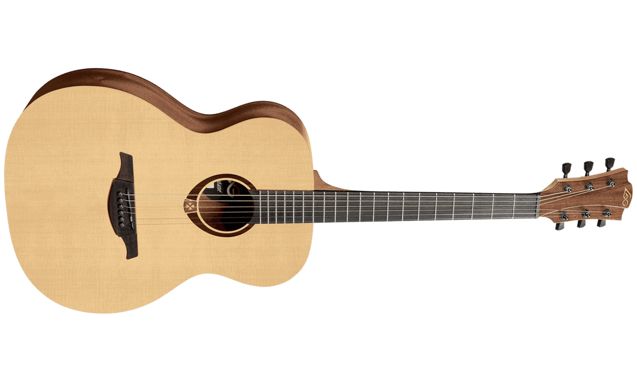 Lag T70a Tramontane Auditorium Epicea Sapele Bro - Naturel Satin - Guitare Acoustique - Variation 1