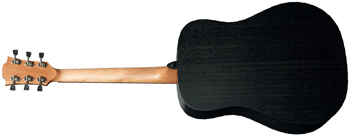 Lag T70d Tramontane Dreadnought Epicea Sapele Bro - Noir Satine - Guitare Acoustique - Variation 1