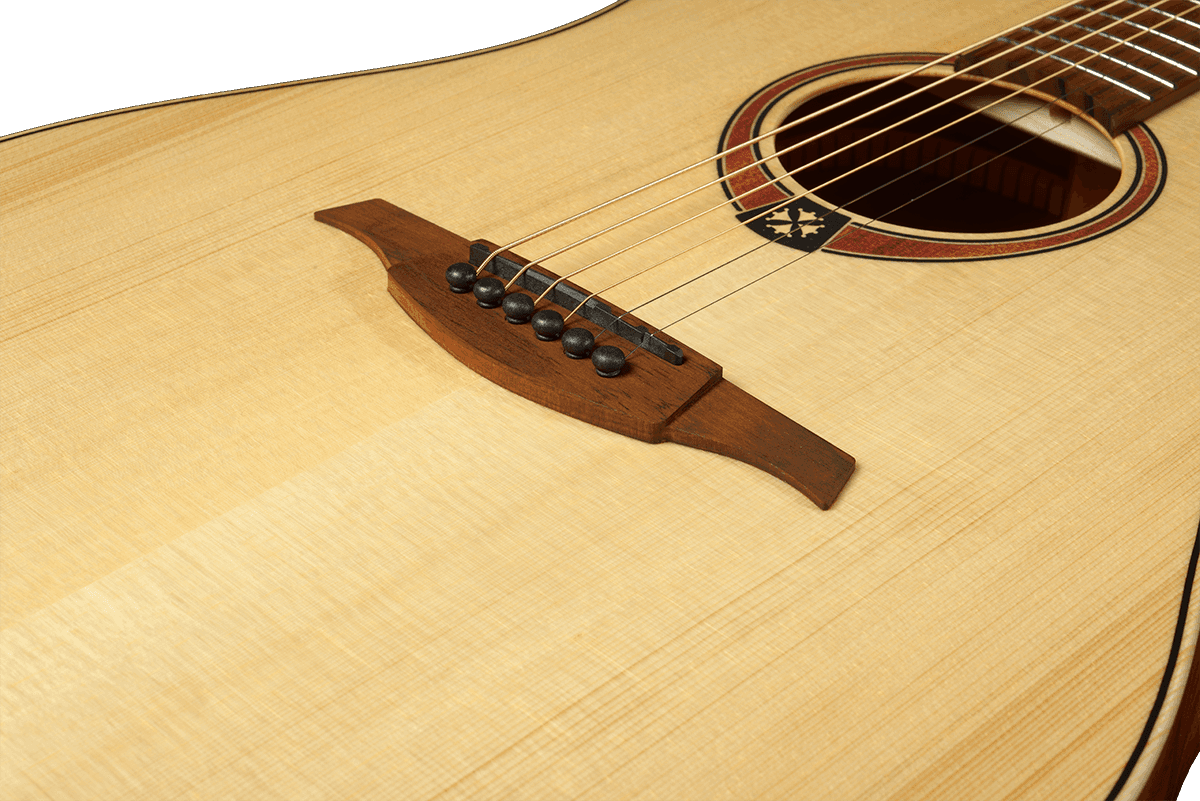 Lag T70d Tramontane Dreadnought Epicea Swietenia Bro - Naturel - Guitare Acoustique - Variation 2