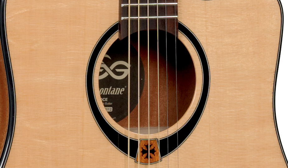 Lag T80dce Tramontane Dreadnought Cw Epicea Khaya - Natural - Guitare Acoustique - Variation 2