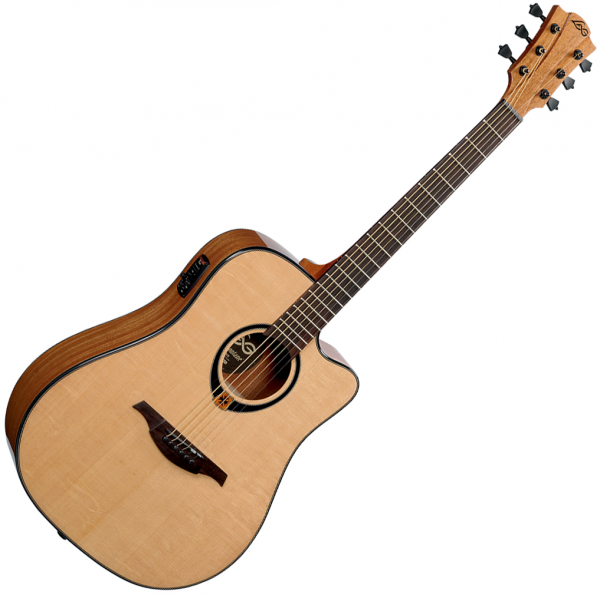 Lag Tramontane T80DCE - natural Folk guitar