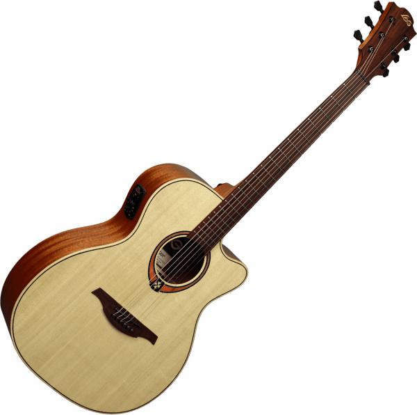 ギター LAG Tramontane T88A Auditorium Amazon.com: LAG T88ACE Tramontane Auditorium Cutaway