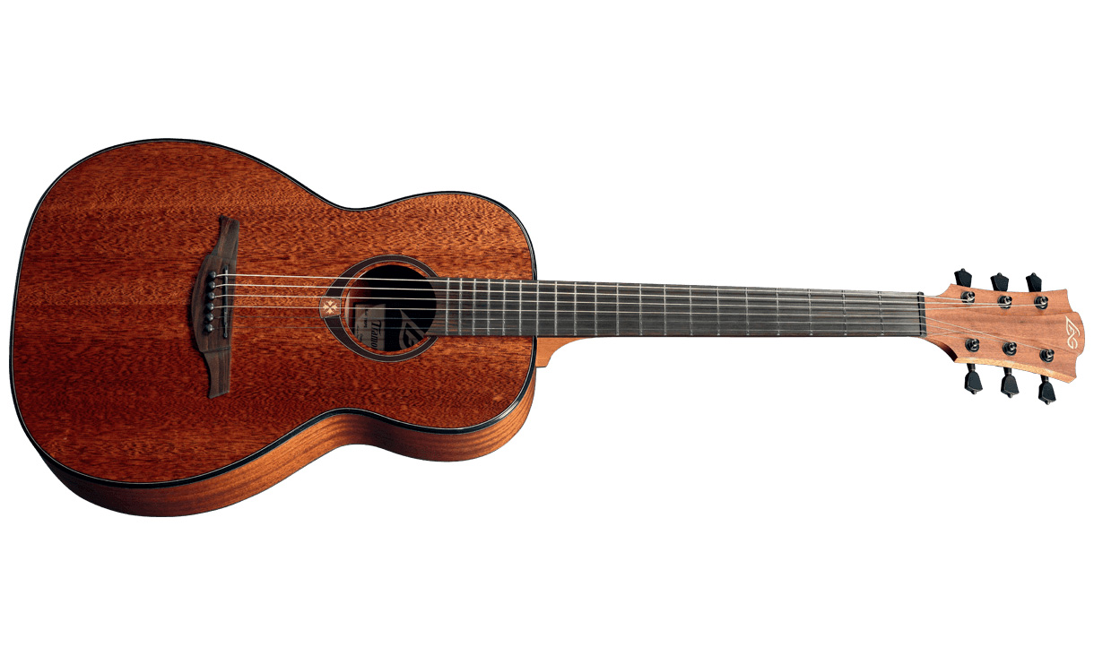 Lag T90pe Tramontane Parlor Tout Khaya Rw Directlag Plus - Naturel Brillant - Guitare Acoustique - Variation 1