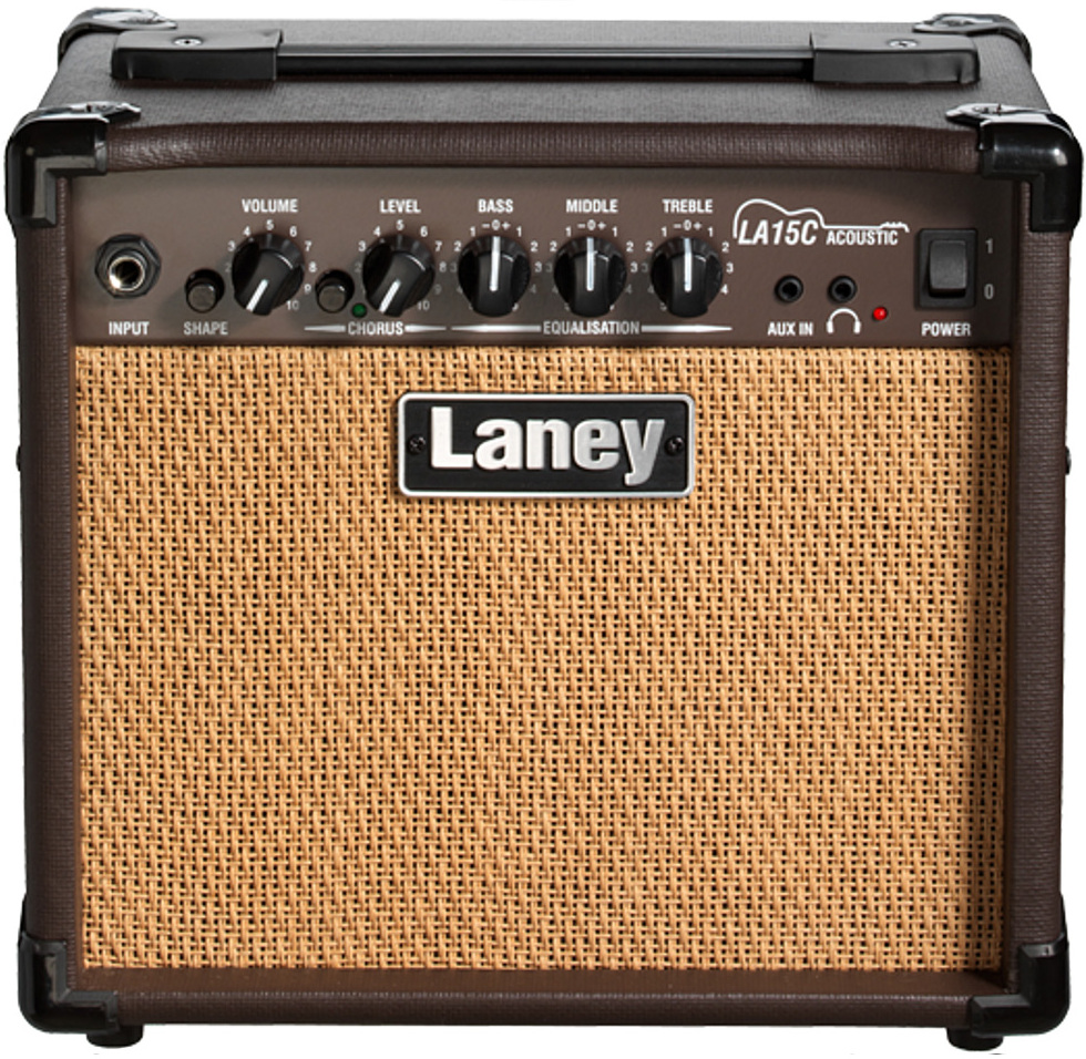 Laney La15c Acoustic Amplifier 15w 2x5 Brown - Combo Ampli Acoustique - Main picture