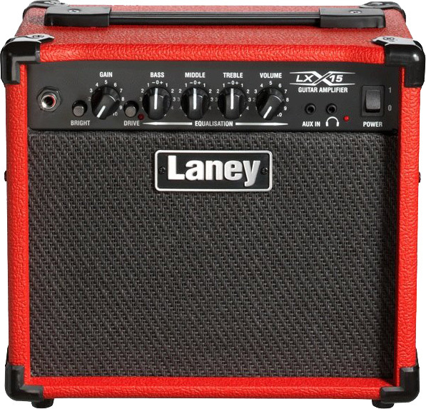 Laney Lx15 15w 2x5 Red 2016 - Ampli Guitare Électrique Combo - Main picture