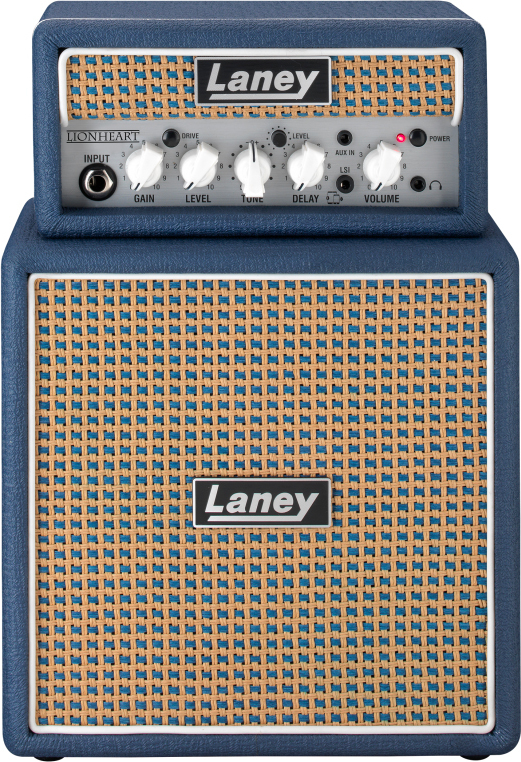 Laney Ministack-lionheart 6w 4x3 Blue - Mini Ampli Guitare - Main picture