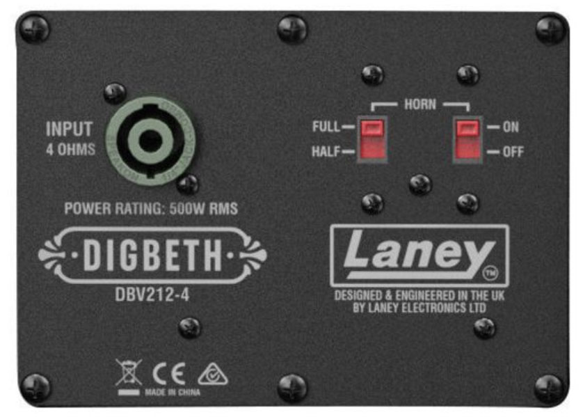 Laney Digbeth Dbv212-4 Cab 2x12 500w 4-homs - Baffle Ampli Basse - Variation 2