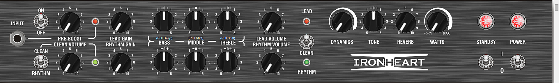 Laney Ironheart Irt120h - Ampli Guitare Électrique TÊte / PÉdale - Variation 2