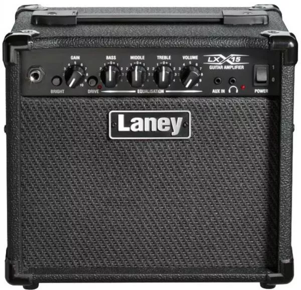Combo ampli guitare électrique Laney LX15 - Black