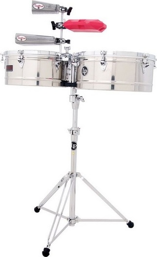 Latin Percussion Lp1415 S  Prestige Shell Stanless - Timbales - Main picture