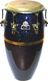 Latin Percussion Lp809z   Galaxy  Conga 11 34   Fiberglass  Black Sparkle - Conga - Main picture
