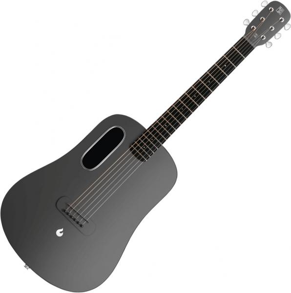 Guitare electro acoustique Lava music Blue Lava Touch With Airflow Bag - Midnight black