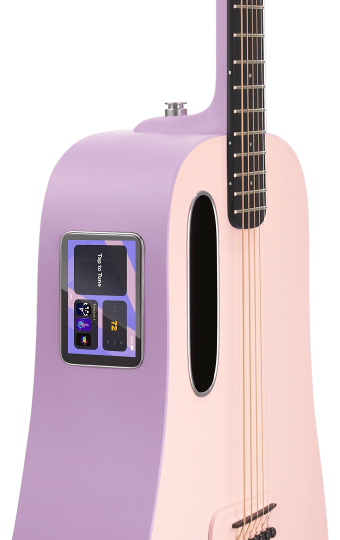 Lava Music Blue Lava Touch +airflow Bag - Coral Pink - Guitare Electro Acoustique - Variation 1