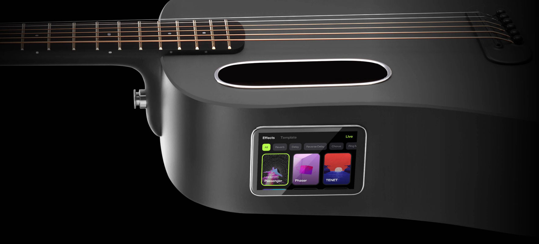 Lava Music Blue Lava Touch +airflow Bag - Midnight Black - Guitare Electro Acoustique - Variation 3