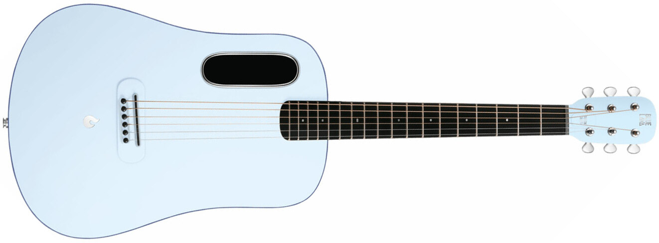 Lava Music Blue Lava Touch +airflow Bag - Ice Blue - Guitare Electro Acoustique - Main picture