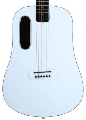 Guitare electro acoustique Lava music Blue Lava Touch With Airflow Bag - Ice blue