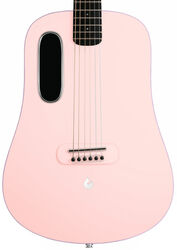 Guitare electro acoustique Lava music Blue Lava Touch With Airflow Bag - Coral pink