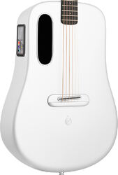 Guitare acoustique voyage Lava music Lava ME 4 Carbon 38 +Space Bag - White