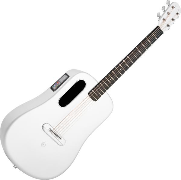 Lava music Lava ME 4 Carbon 38 +Space Bag - white Folk guitar