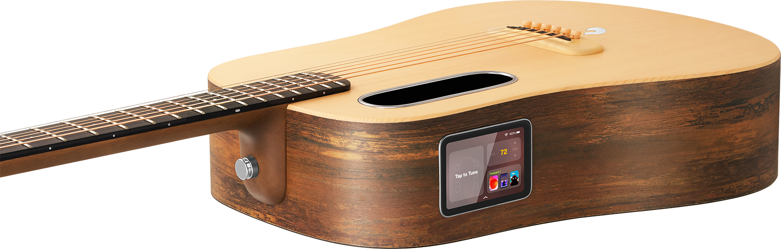 Lava Music Lava Me 4 Spruce 36 +lite Bag - Natural Hpl Woodgrain - Guitare Acoustique Voyage - Variation 3