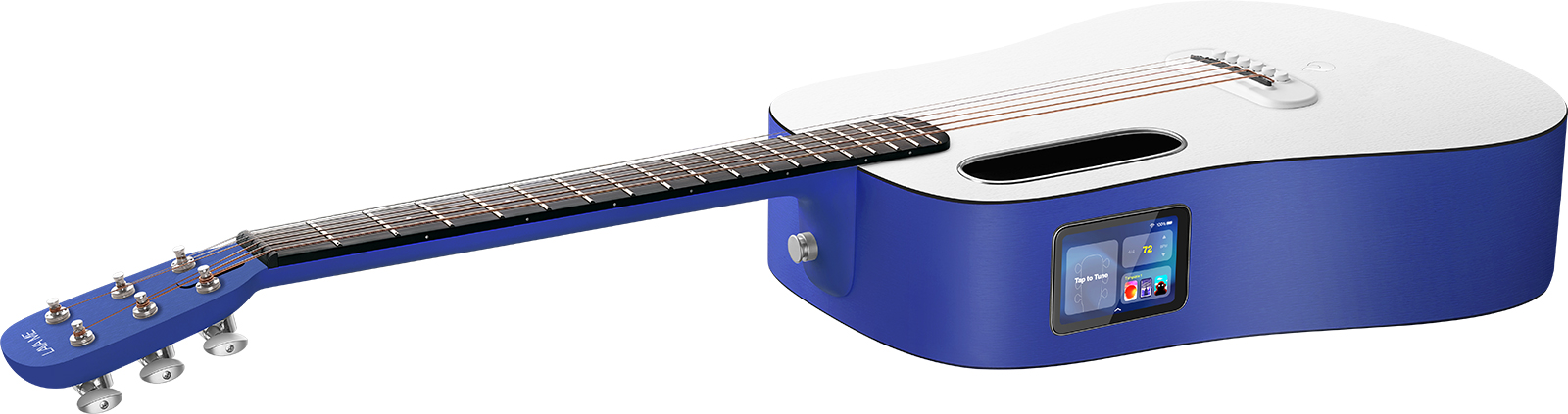 Lava Music Lava Me Play 36 +lite Bag - Deep Blue / Frost White - Guitare Acoustique Voyage - Variation 1