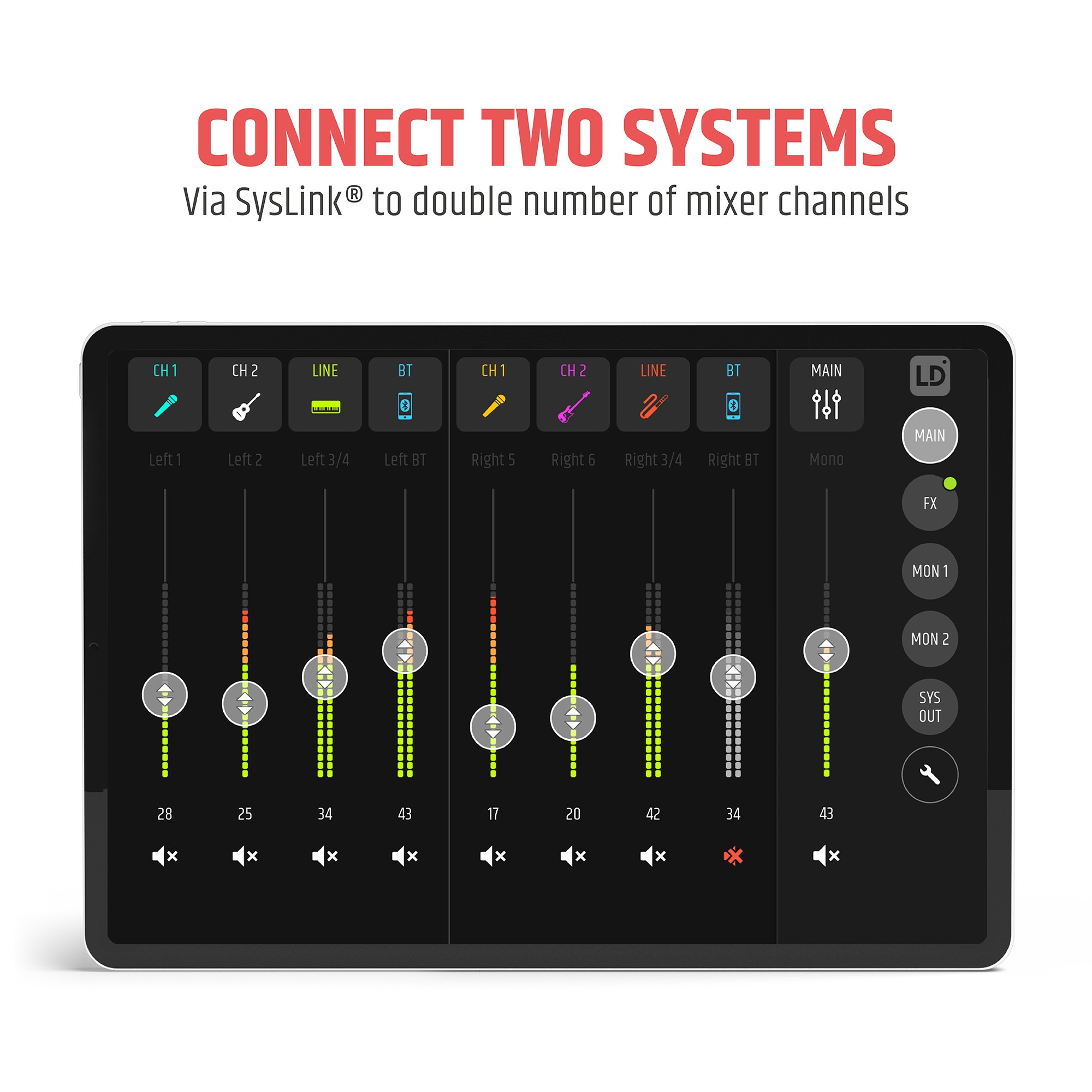 Ld Systems Maui  28 G3 Mix - Sono Portable - Variation 11