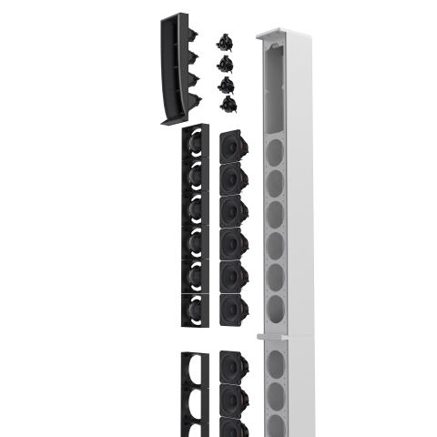 Ld Systems Maui44g3 All-in-one Array System White - Systemes Colonnes - Variation 13