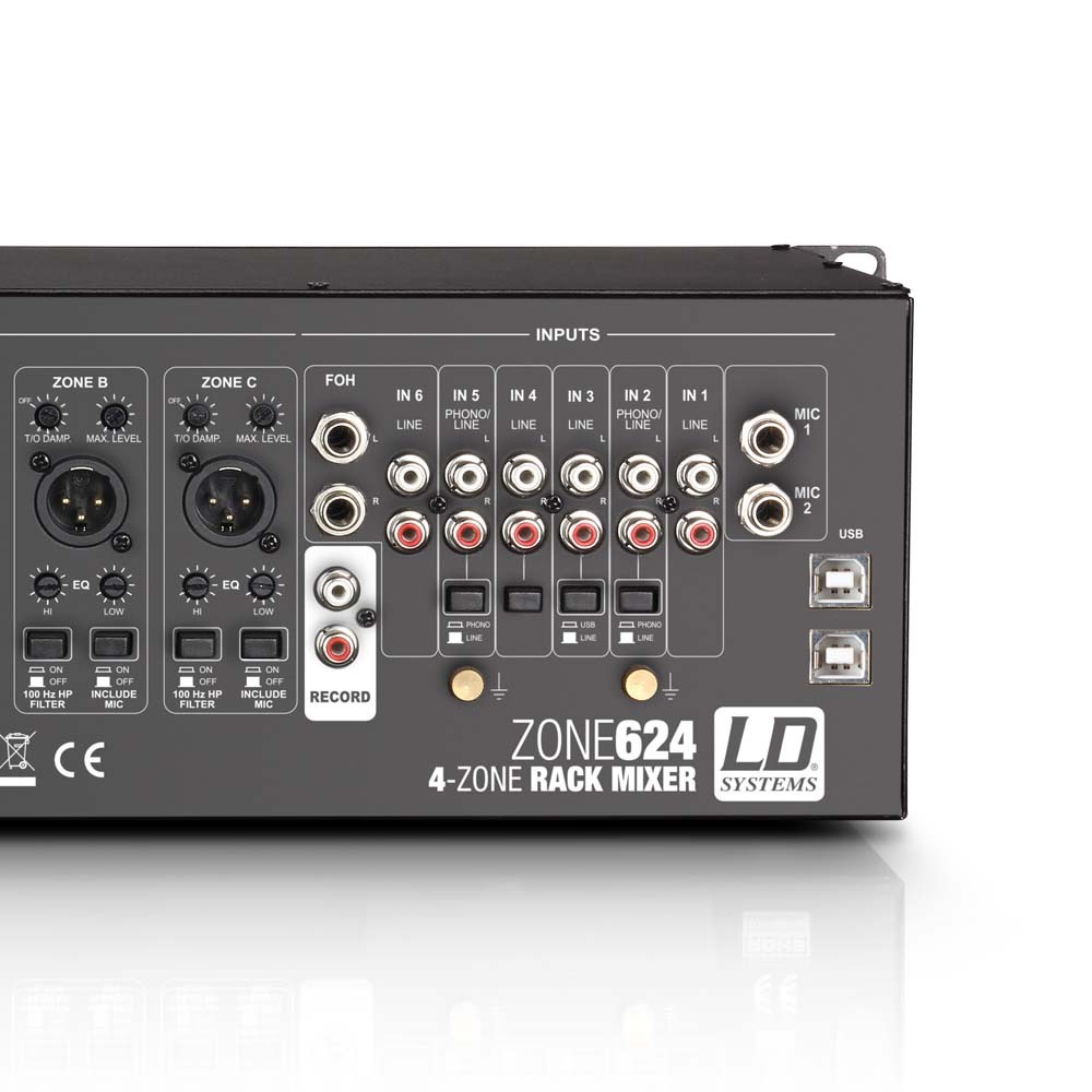 Ld Systems Zone 624 - Table De Mixage Analogique - Variation 6