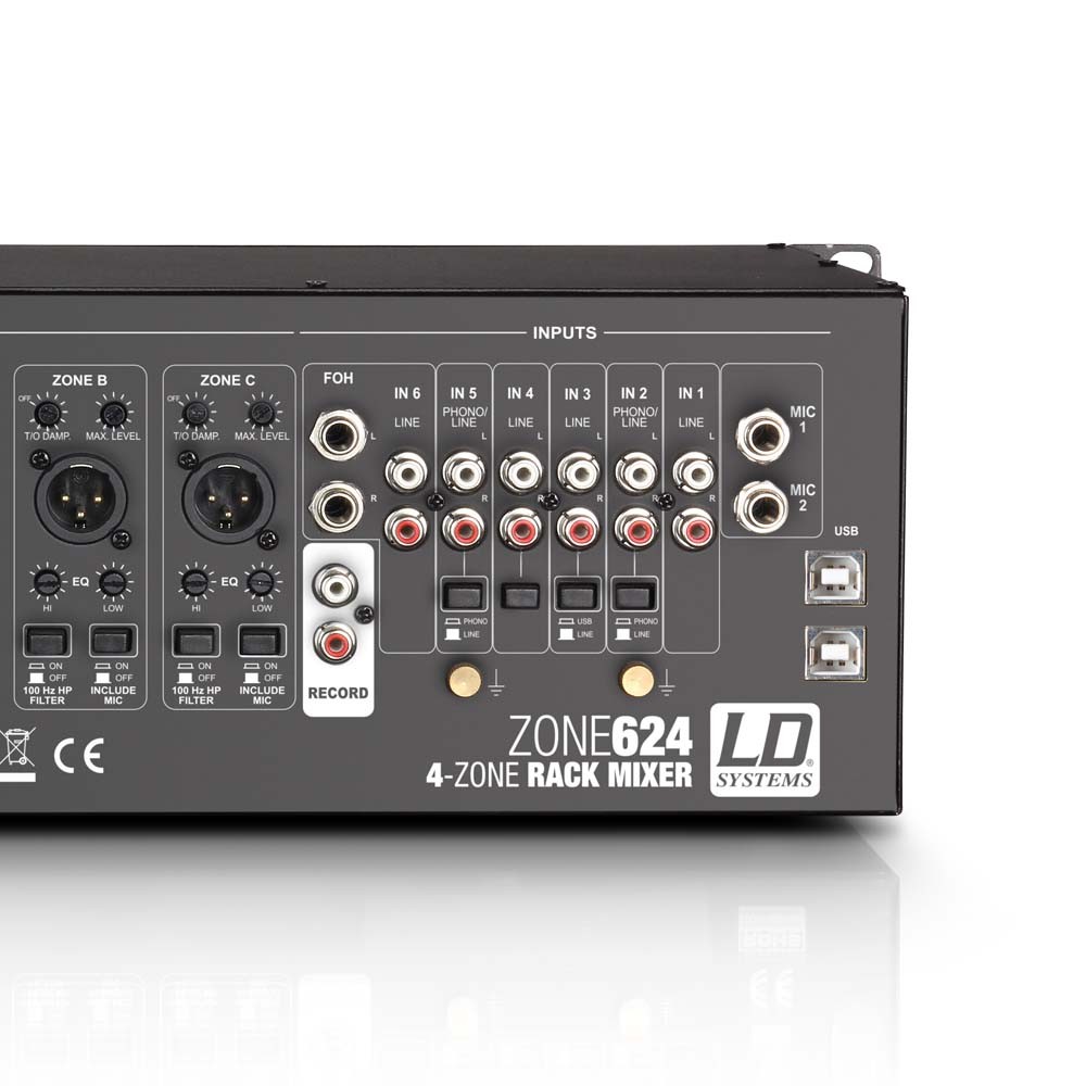 Ld Systems Zone 624 - Table De Mixage Analogique - Variation 6